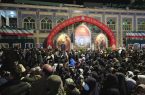 حضور باشکوه مردم در مسیر منتهی به مزار حاج قا